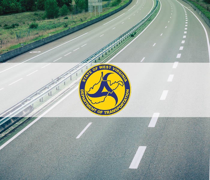 Highway with Department of Transportation Logo overlayed