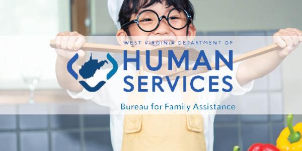 BFA logo over photo of a child cooking