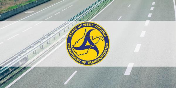 Highway with Department of Transportation Logo overlayed